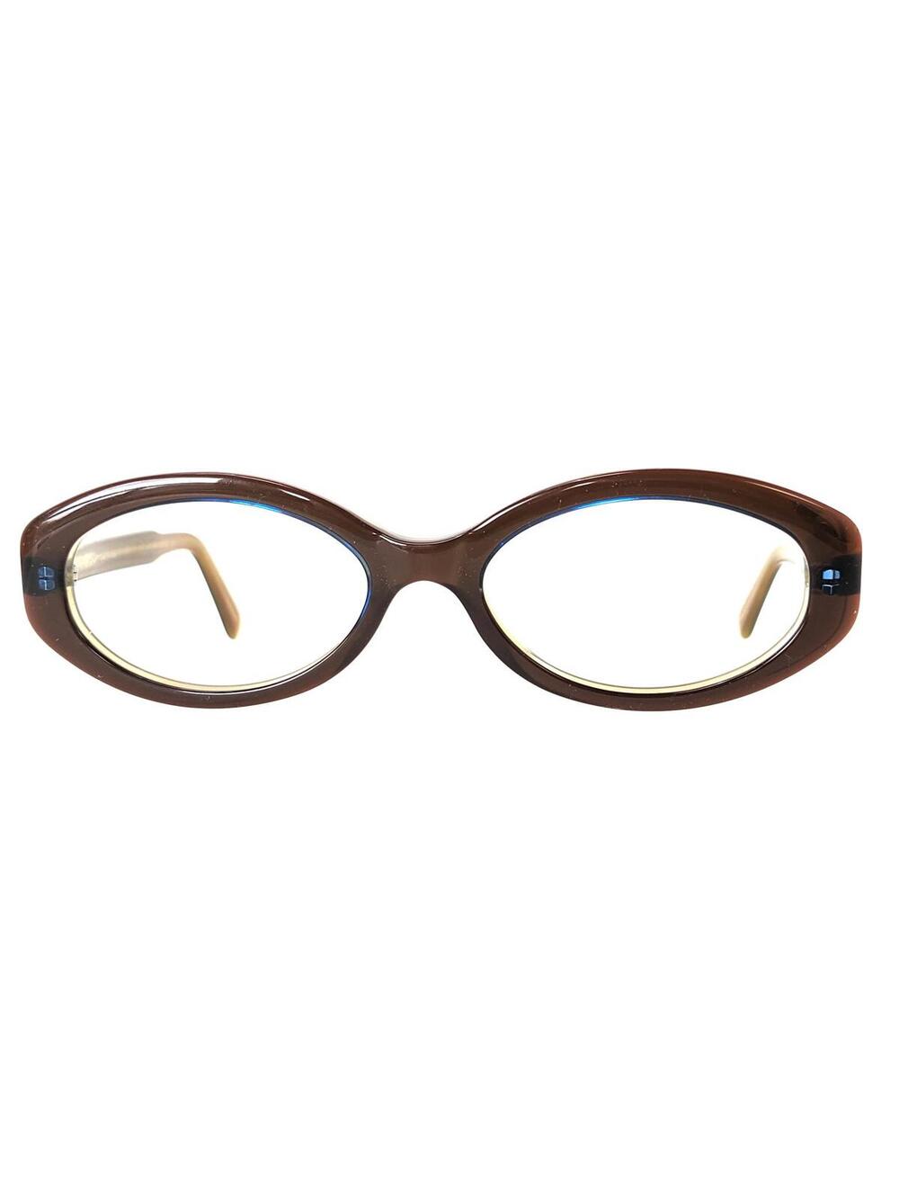 Winchester Italy Women Eyeglasses Sunglasses Brown Blue Oval